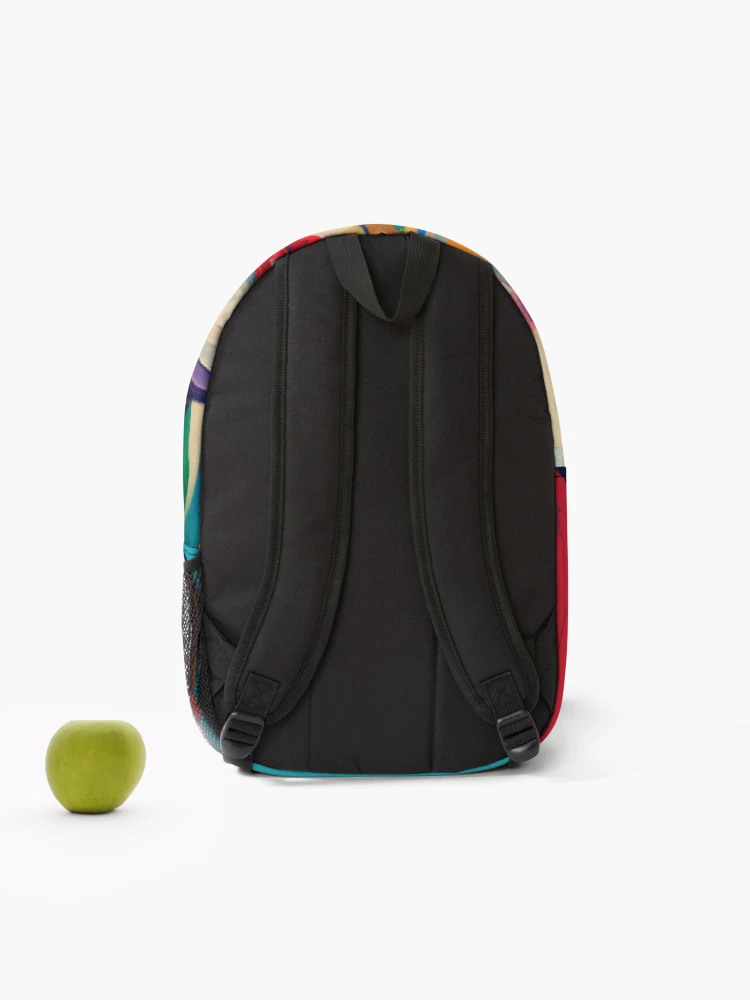 Thumbnail 2 of 3, Backpack, Abstract faces designed and sold by Samakes.