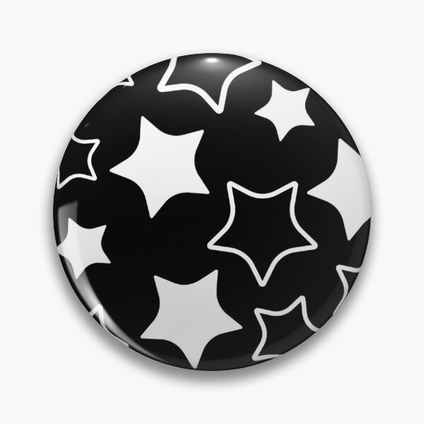 Artikelvorschau, Singleton-Designmuster im Stil der weißen Sterne entworfen und verkauft von Patternawy.