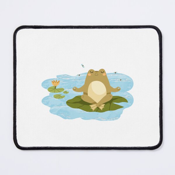 Item preview, Frog Meditation designed and sold by Meatredbubble.