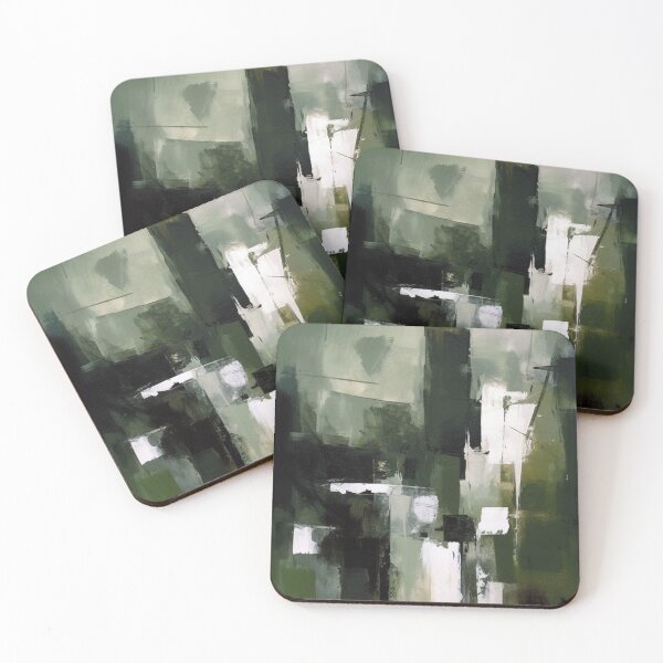 Item preview, Abstract (Greens) designed and sold by summer-sun-designs.