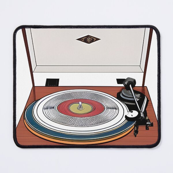 Item preview, Wooden Turntable Record Player designed and sold by DeepSeeAI.