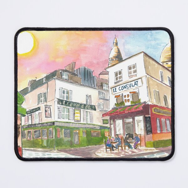 Artikelvorschau, Das unglaublich kreative Flair von Paris Montmartre mit Café und Bar entworfen und verkauft von artshop77.