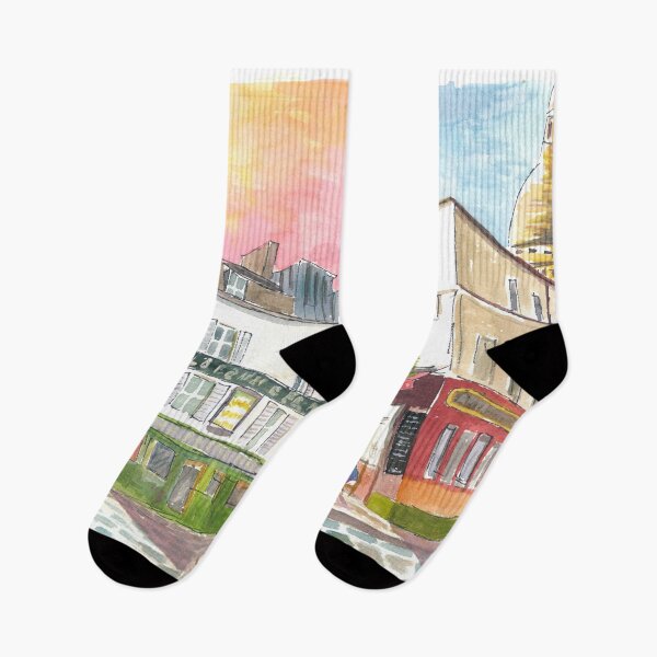 Item preview, The incredible creative flair of Paris Montmartre with Cafe and Bar designed and sold by artshop77.
