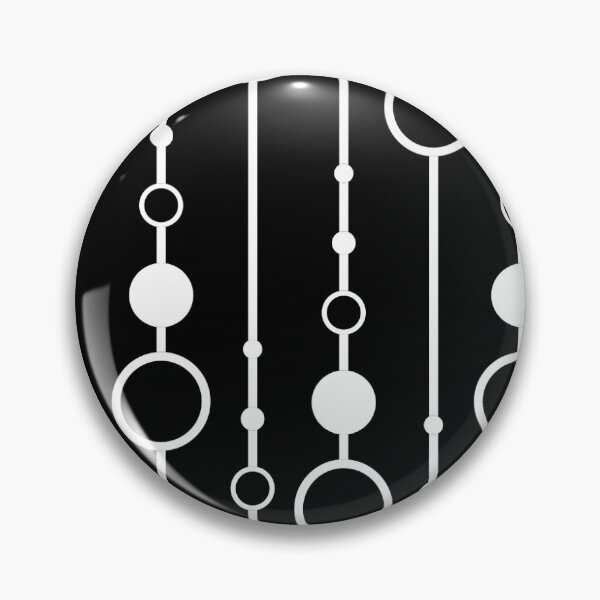 Item preview, singleton design pattern in white circles style designed and sold by Patternawy.
