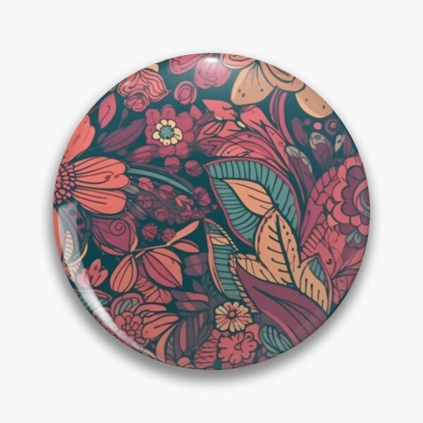 Aperçu de l'œuvre Pink Hippie Flower Pattern créée et vendue par LTAdesigns.