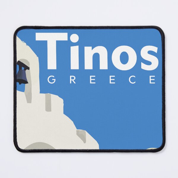 Item preview, TINOS ISLAND POSTER - GREECE designed and sold by angelisart.