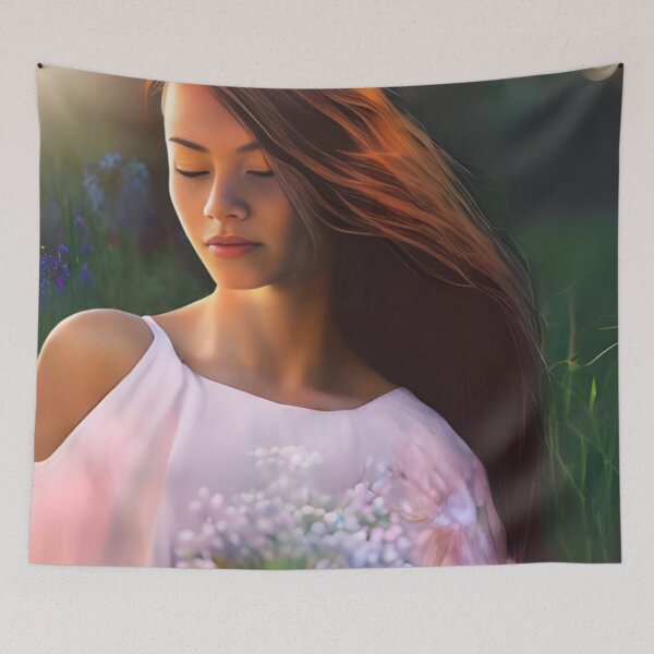 Item preview, Flower Fusion: A Serene Connection with Nature designed and sold by masabo.