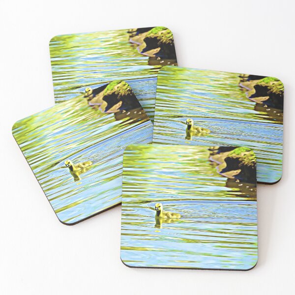 Item preview, Swimming Gosling Digital Art designed and sold by CommandoCrane.