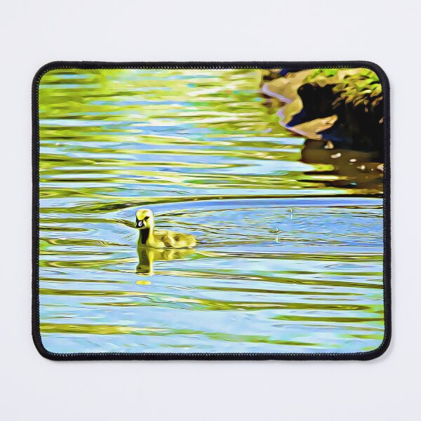 Item preview, Swimming Gosling Digital Art designed and sold by CommandoCrane.