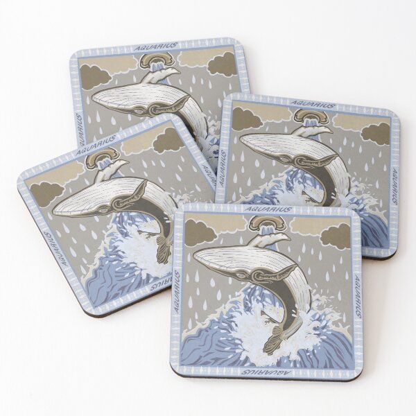 Item preview, AQUARIUS horoscope star sign  designed and sold by Logieart.