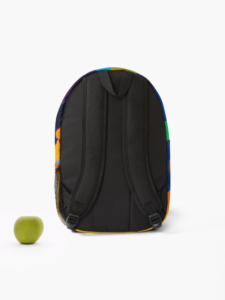 Thumbnail 2 of 3, Backpack, Abstract faces designed and sold by Samakes.
