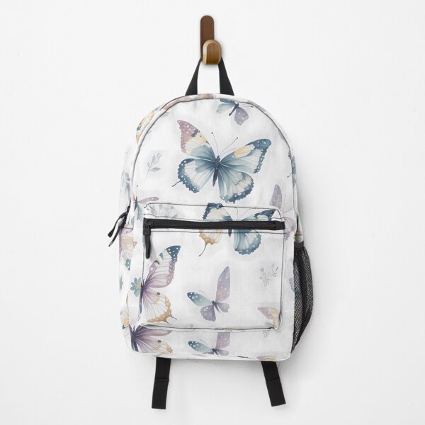 Item preview, Butterflies Boho Pastel Leaves Aesthetic designed and sold by FantasiaArts.