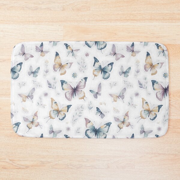 Item preview, Butterflies Boho Pastel Leaves Aesthetic designed and sold by FantasiaArts.