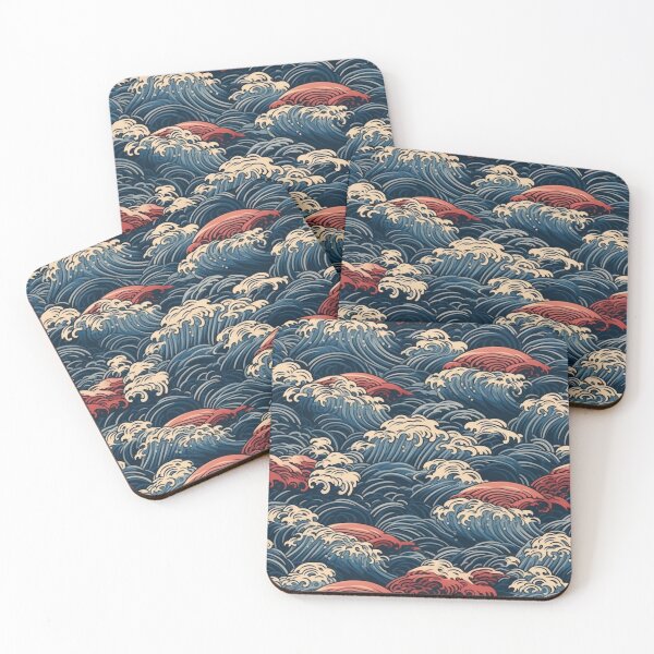 Aperçu de l'œuvre Japanese wave pattern 4 créée et vendue par LTAdesigns.