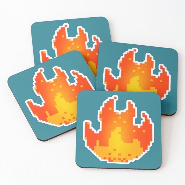 Item preview, Pixel Fire 2 (bordered) designed and sold by agenttomcat.