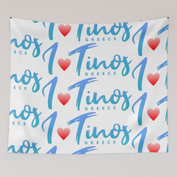Item preview, I Love Tinos Island sticker designed and sold by angelisart.