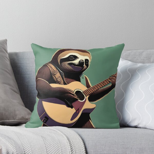 Artikelvorschau, Nettes Faultier, das Gitarre spielt entworfen und verkauft von AgataKaja.