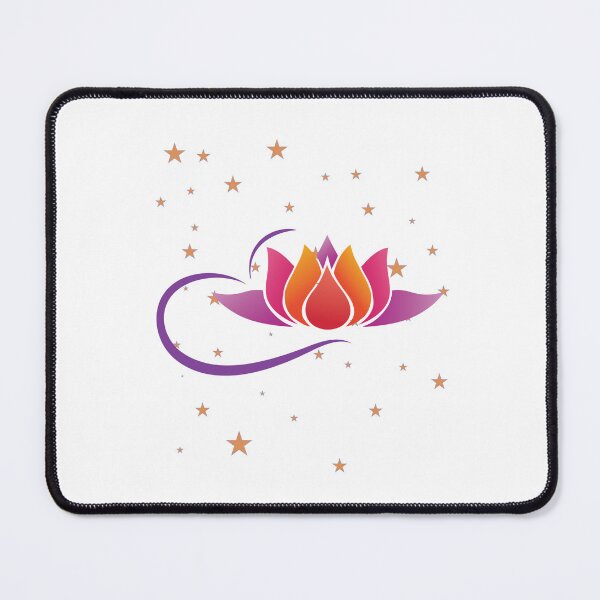 Item preview, Meditation Lotus and Stars designed and sold by Meatredbubble.