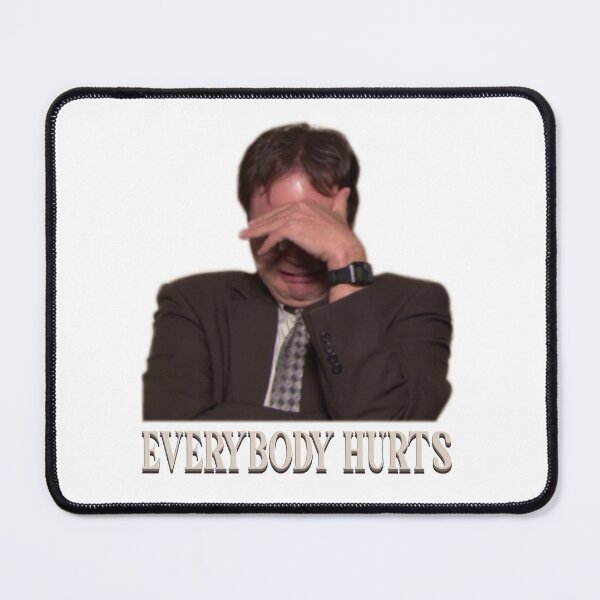Item preview, Dwight The Office Everybody Hurts Tv Show T-shirt designed and sold by TellMeWear.