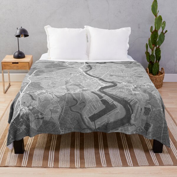Item preview, Map of Newport (England) in gray vintage style designed and sold by blursbyai.