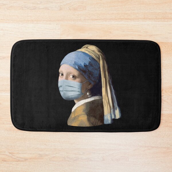 Item preview, Girl with a mask and a pearl earring designed and sold by Delphimages Art.
