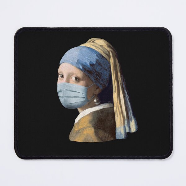 Item preview, Girl with a mask and a pearl earring designed and sold by Delphimages Art.