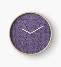 Pendant Purls - Purple Clock