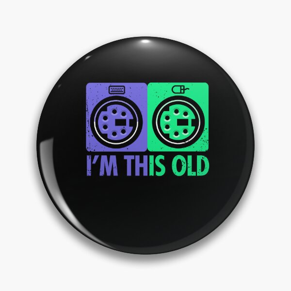 Item preview, I'm This Old Retro 1990s Computing IT Professional designed and sold by Nerd Shizzle.