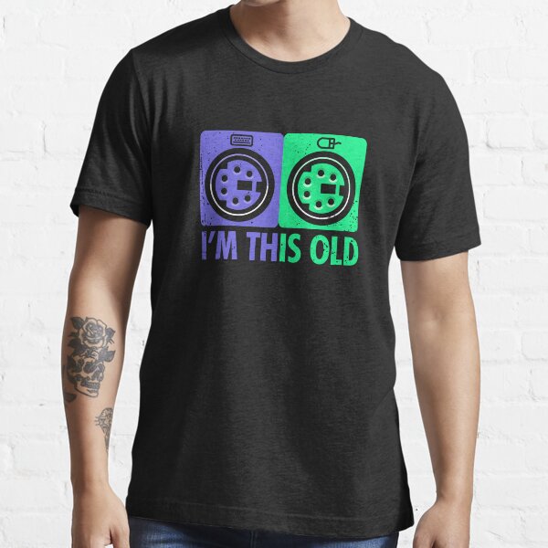 Item preview, I'm This Old Retro 1990s Computing IT Professional designed and sold by Nerd Shizzle.