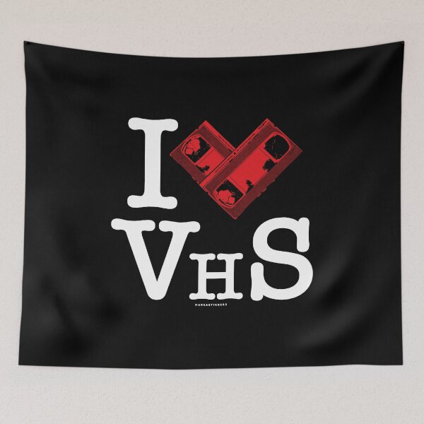 Item preview, I love VHS designed and sold by AreaStickers.