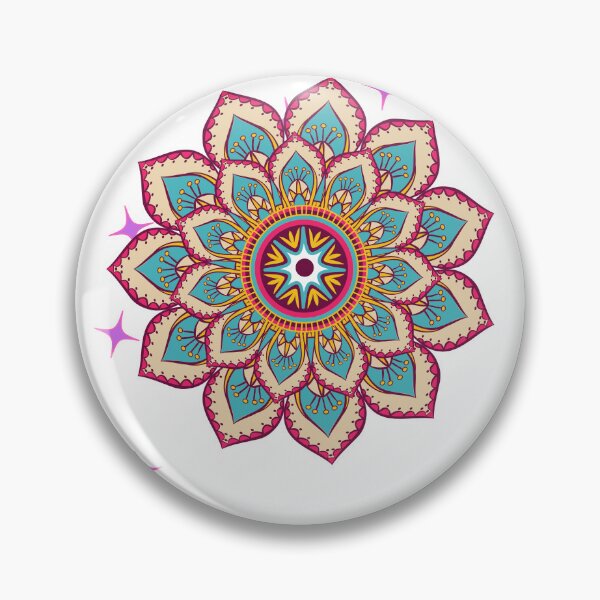 Item preview, Mandala with stars designed and sold by Meatredbubble.