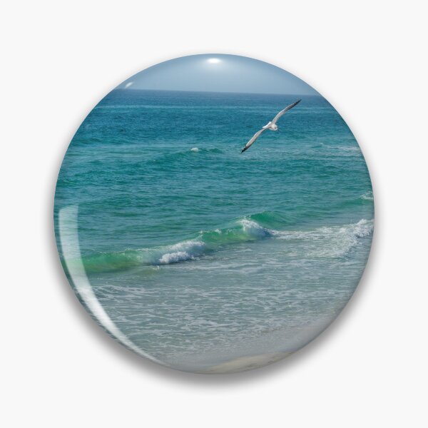 Item preview, Seagull In Flight Over The Gulf designed and sold by TinyDinoDesigns.