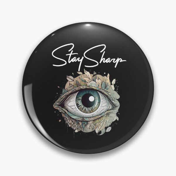 Artikelvorschau, Stay Sharp | Perfect Unique Gift Ideas | Funny Random Meme Slogans Clothing and Stickers entworfen und verkauft von blissira.