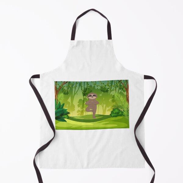 Item preview, Meditation in Jungle with sloth bear designed and sold by Meatredbubble.