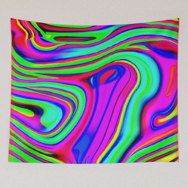 Item preview, Colorful Neon Patterns to Elevate Your Style designed and sold by Health And Fitness Posts e-Store.
