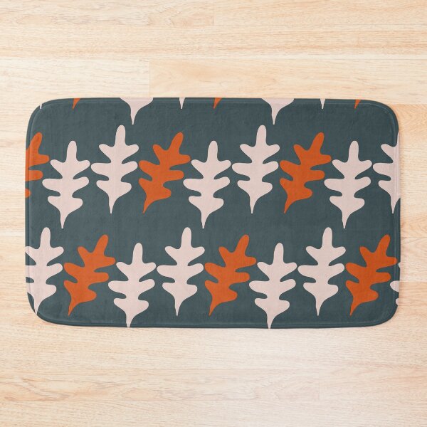 Item preview, Aesthetic Colorful Gray Orange Abstract Art Nature Pattern designed and sold by Le Nelle Prints.