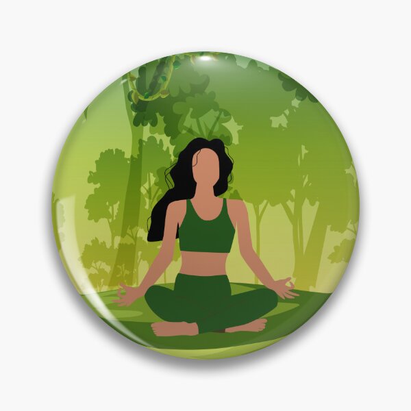 Item preview, Meditation in Jungle with nature designed and sold by Meatredbubble.
