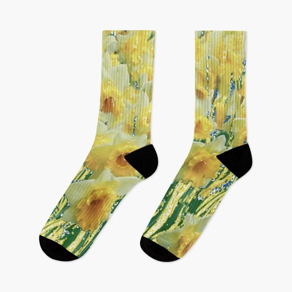Item preview, SPRING GARDEN DAFFODIL FLOWERS ABSTRACT ART designed and sold by sharlesart.