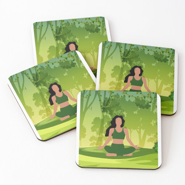 Item preview, Meditation in Jungle with nature designed and sold by Meatredbubble.