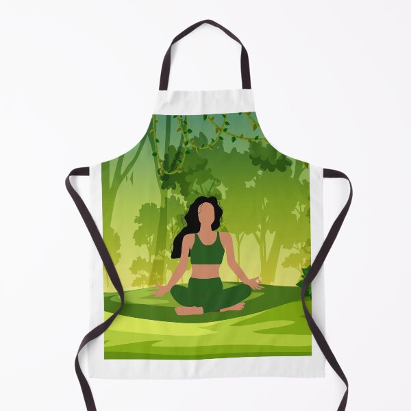 Item preview, Meditation in Jungle with nature designed and sold by Meatredbubble.