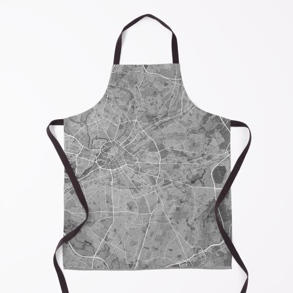 Item preview, Map of Manchester (England) in gray vintage style designed and sold by blursbyai.