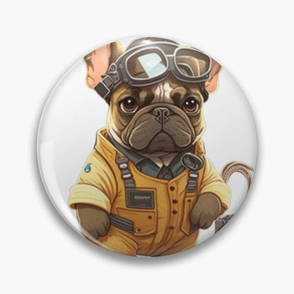 Item preview, Frenchie the Mechanic French Bulldog  designed and sold by PetsEnough.