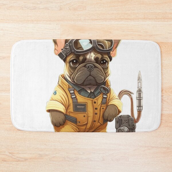 Item preview, Frenchie the Mechanic French Bulldog  designed and sold by PetsEnough.