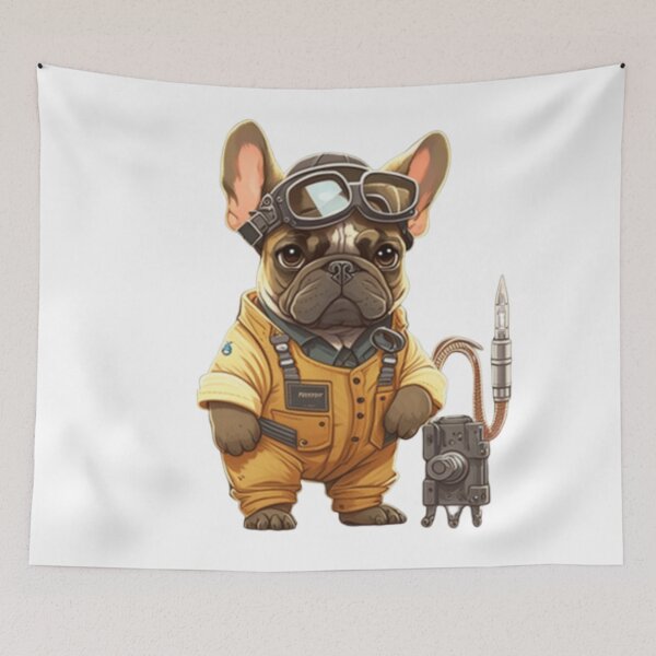 Item preview, Frenchie the Mechanic French Bulldog  designed and sold by PetsEnough.