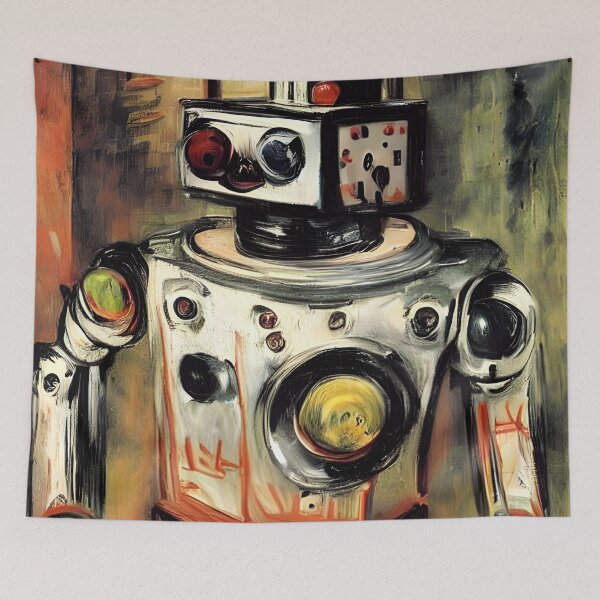 Item preview, Robot in the style of famous art. designed and sold by CRAFTER-MEDIA.