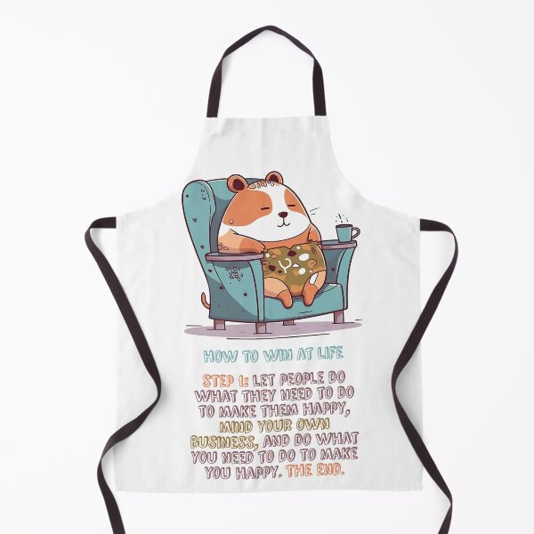 Item preview, Vintage Cartoon Hamster - How to Win at Life designed and sold by RandomForestBot.