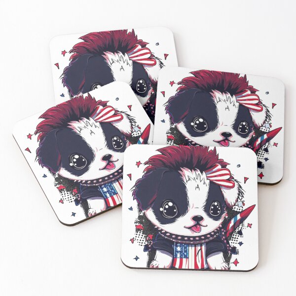 Item preview, Cute Dog 4th of July Firework Fido designed and sold by ChromaArtistic.