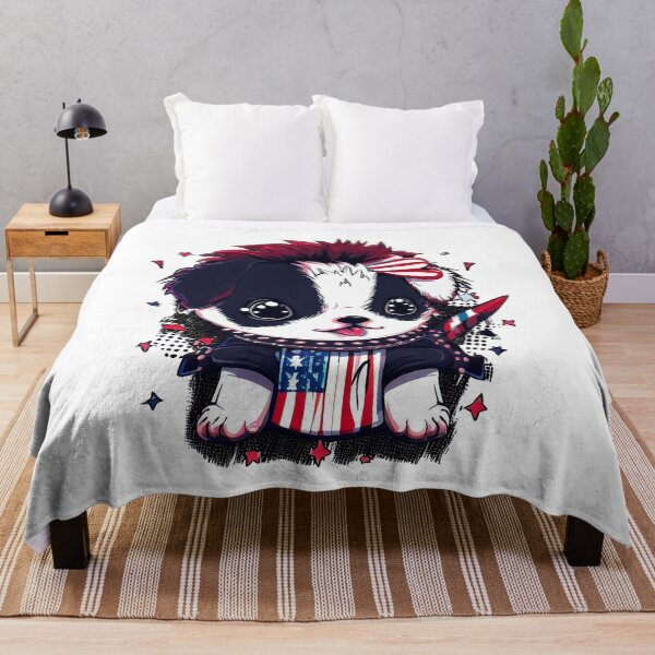 Item preview, Cute Dog 4th of July Firework Fido designed and sold by ChromaArtistic.