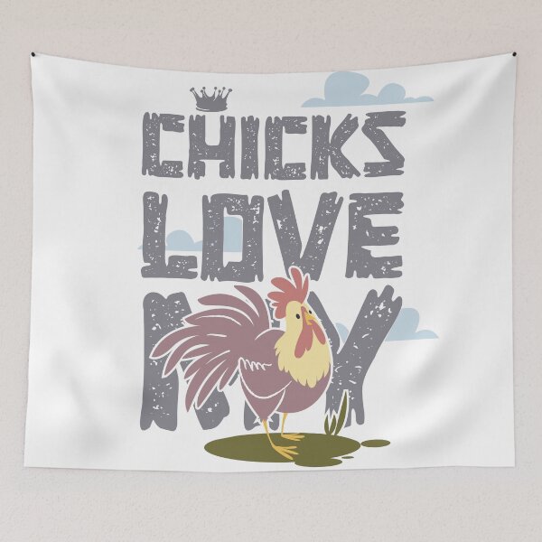 Item preview, Chicks Love My Rooster designed and sold by TipTop GFX.
