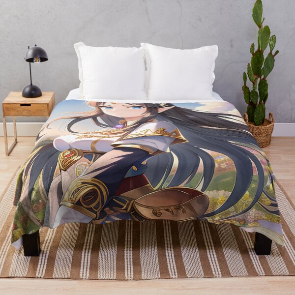 Item preview, Cute anime leven princess in a flower landscape designed and sold by RK - Shop.
